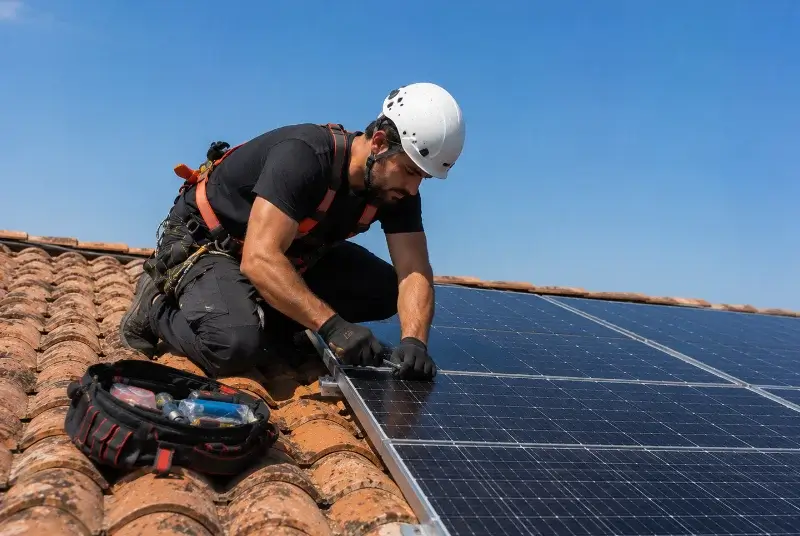 Maintenance et monitoring de panneaux solaires à Holtzheim